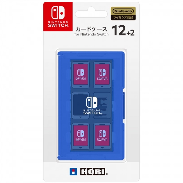 カードケース12+2 for Nintendo Switch ブルー