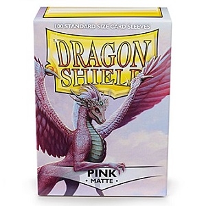 ドラゴンシールド カードスリーブ マット スタンダードサイズ ピンク (100枚入)