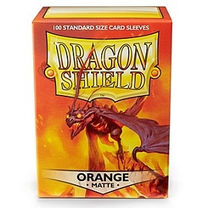 ドラゴンシールド カードスリーブ マット スタンダードサイズ オレンジ (100枚入)
