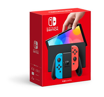 Nintendo Switch（有機ELモデル） Joy-Con(L) ネオンブルー/(R) ネオンレッド【スイッチ本体】