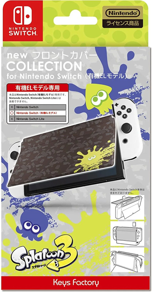 new フロントカバー COLLECTION for Nintendo Switch（有機ELモデル） (スプラトゥーン3)Type-B