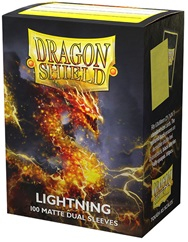 ATー15047 ドラゴンシールド スタンダードサイズ デュアルマット ライトニング(Lightning)（100枚入）