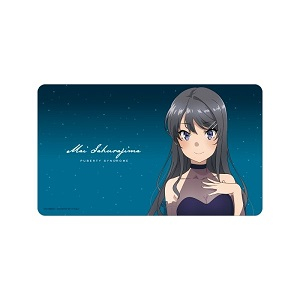 青春ブタ野郎はおでかけシスターの夢を見ない 描き下ろしイラスト 桜島麻衣 星空ドレスver. マルチデスクマット