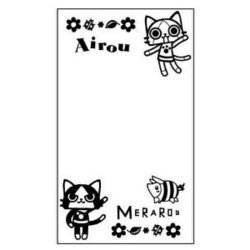 AIROU Flower Series 画面保護シート(ピンク)97×56mm