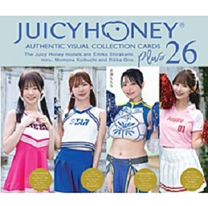 AVCジューシーハニー コレクションカード PLUS #26 白上咲花・miru・恋渕ももな・小野六花 アダルトトレカ
