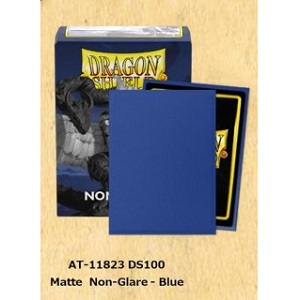 (AT-11823)Boxes Matte-Non-Glare-Blue Standard Size 100枚入り